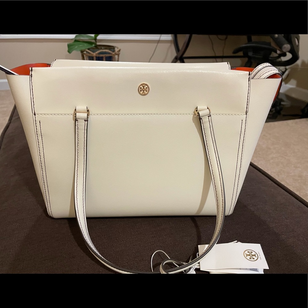 Parker small tote tory burch New Ivory/ Mango